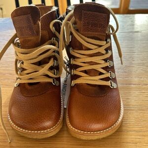 BRAND NEW Angulus Wool-lined, waterproof leather boots - GIRLS